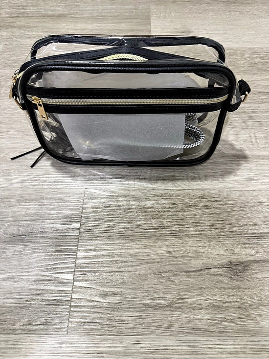 No brand Handbags - Clear Black Cosmetic Crossbody Bag Like New